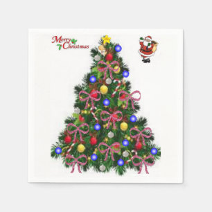 Merry Christmas Paper Napkins