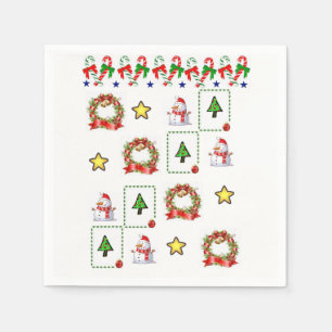 Merry Christmas Paper Napkins