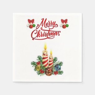 Merry Christmas Paper Napkins