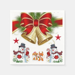 Merry Christmas Paper Napkins