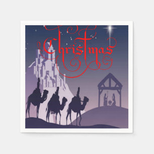 Merry Christmas Paper Napkins
