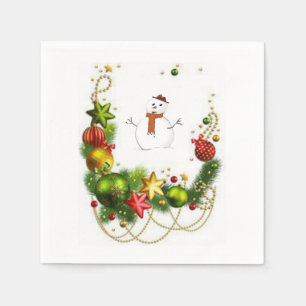 Merry Christmas Paper Napkins