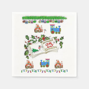 Merry Christmas Paper Napkins
