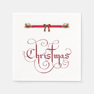 Merry Christmas Paper Napkins