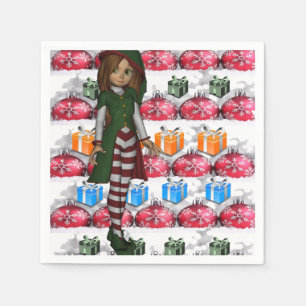 Merry Christmas Paper Napkins