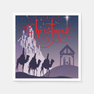 Merry Christmas Paper Napkins