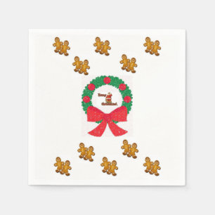 Merry Christmas Paper Napkins