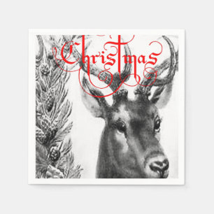 Merry Christmas Paper Napkins
