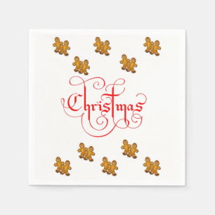 Merry Christmas Paper Napkins