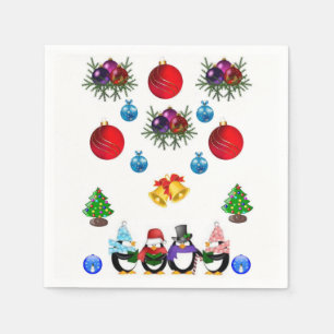 Merry Christmas Paper Napkins