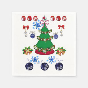 Merry Christmas Paper Napkins