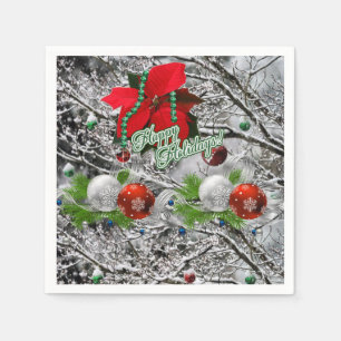 Merry Christmas Paper Napkins