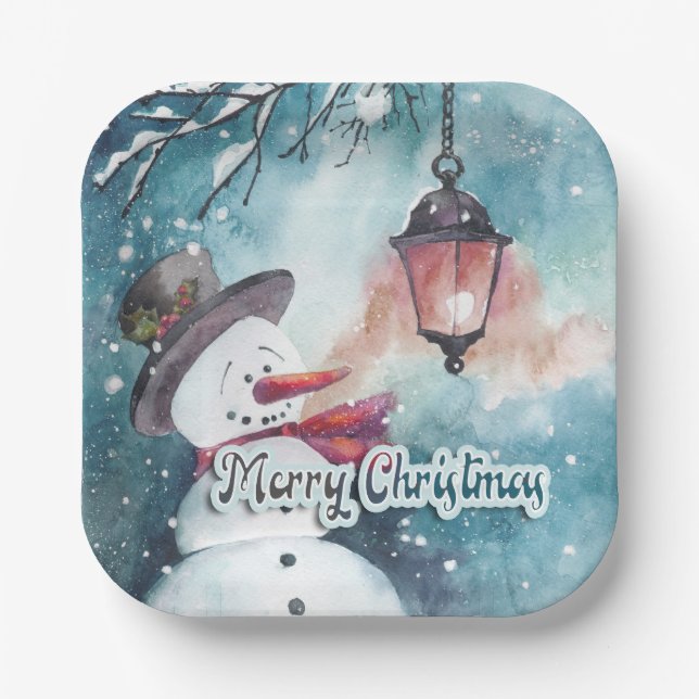 Merry Christmas   Paper Plates (Front)