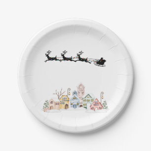 Merry Christmas Paper Plates