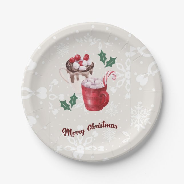 Merry Christmas  Paper Plates (Front)