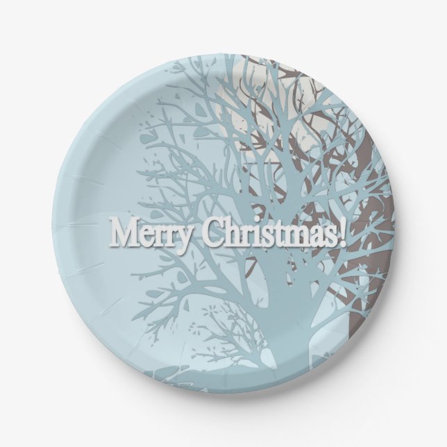 Merry Christmas! Paper Plates (Front)