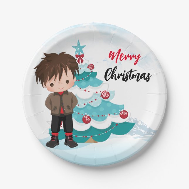 Merry Christmas  Paper Plates (Front)