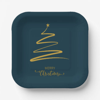 Merry Christmas Paper Plates