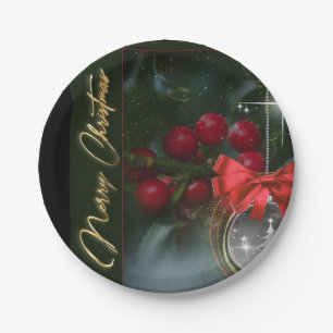 Merry Christmas Paper Plates