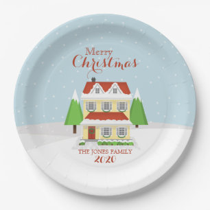 Merry Christmas Paper Plates