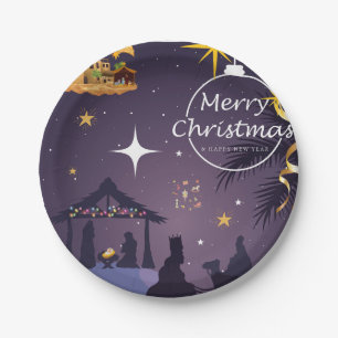 Merry Christmas Paper Plates