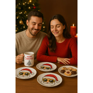 🎄 Merry Christmas Paper Plates   Festive Holiday