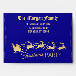 Merry Christmas Party, Merry And Bright Envelope