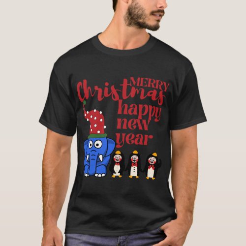 MERRY CHRISTMAS PARTY PRESENTS HAPPY NEW YEAR 2023 T_Shirt