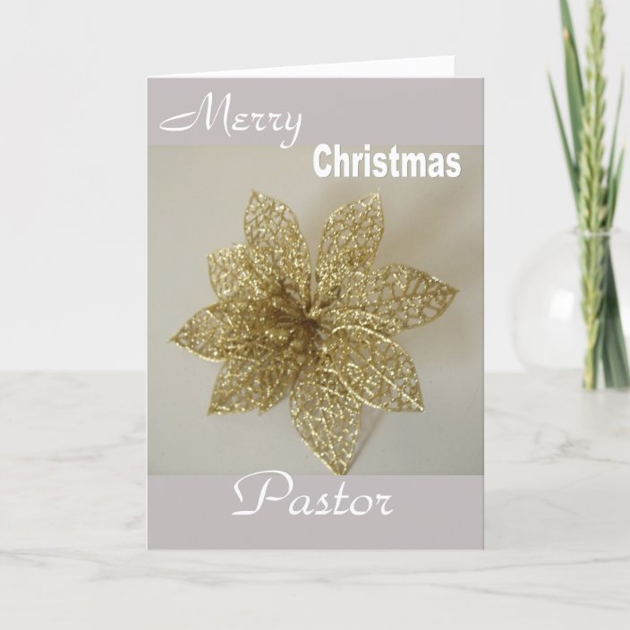 Merry Christmas Pastor Holiday Card | Zazzle.com