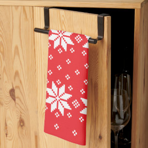 Merry Christmas pattern 5 Kitchen Towel