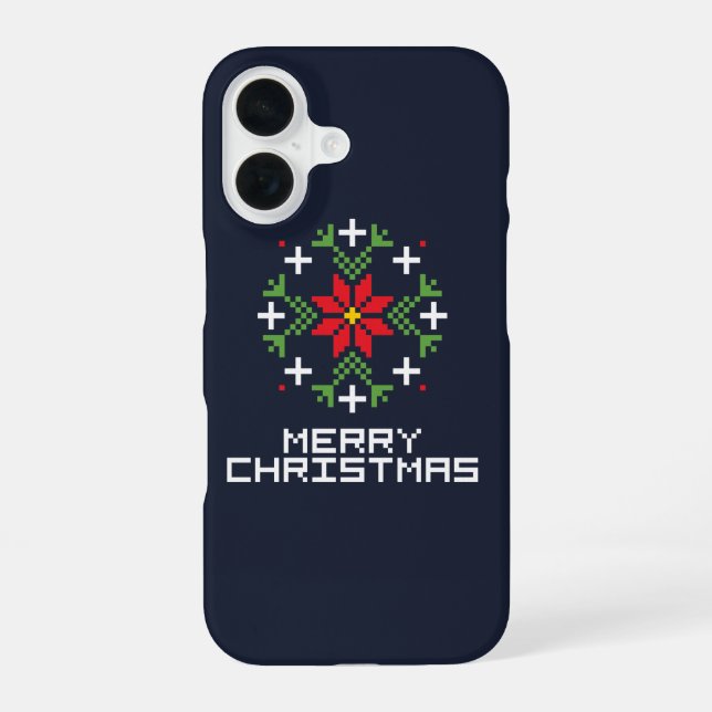 Merry Christmas pattern 6 Iphone Case (Back)