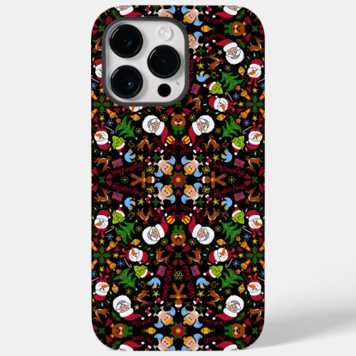 Merry Christmas pattern design as a Doodle world Case_Mate iPhone 14 Pro Max Case