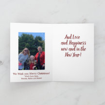 Merry Christmas Peace and Safety with Photo