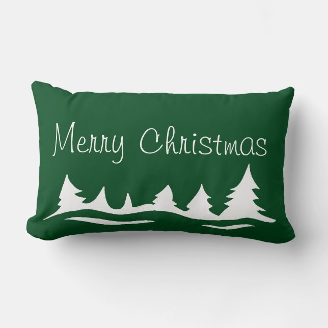 Merry Christmas Peace On Earth Holiday Pillow (Front)