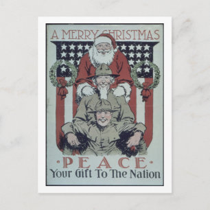 Merry_Christmas._Peace._Poster Advertising Holiday Postcard
