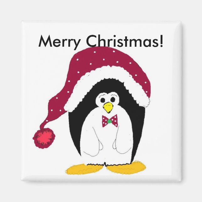 Merry Christmas Penguin - magnet (Front)