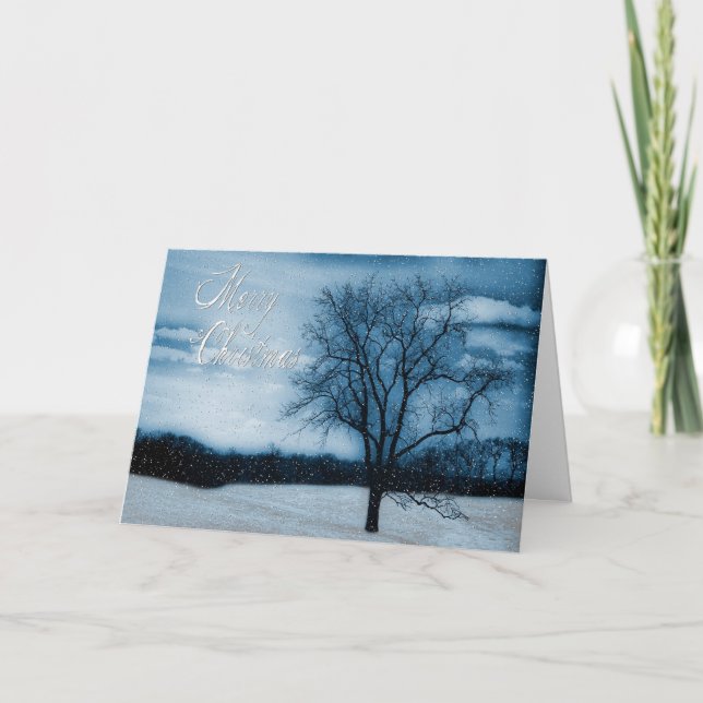 MERRY CHRISTMAS - PERSONAL OR BUSINESS PURPOSES HOLIDAY CARD (Front)