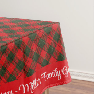 Merry Christmas Personalize Family Name or Text T Tablecloth