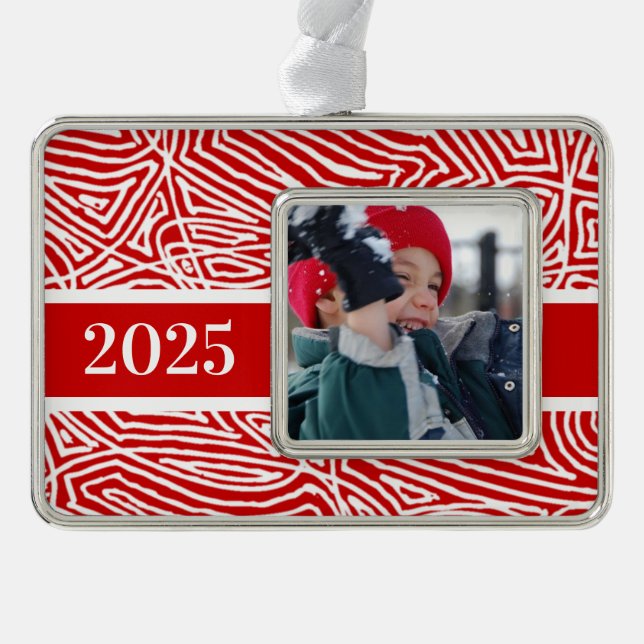 Merry Christmas Personalized Christmas Ornament (Front)