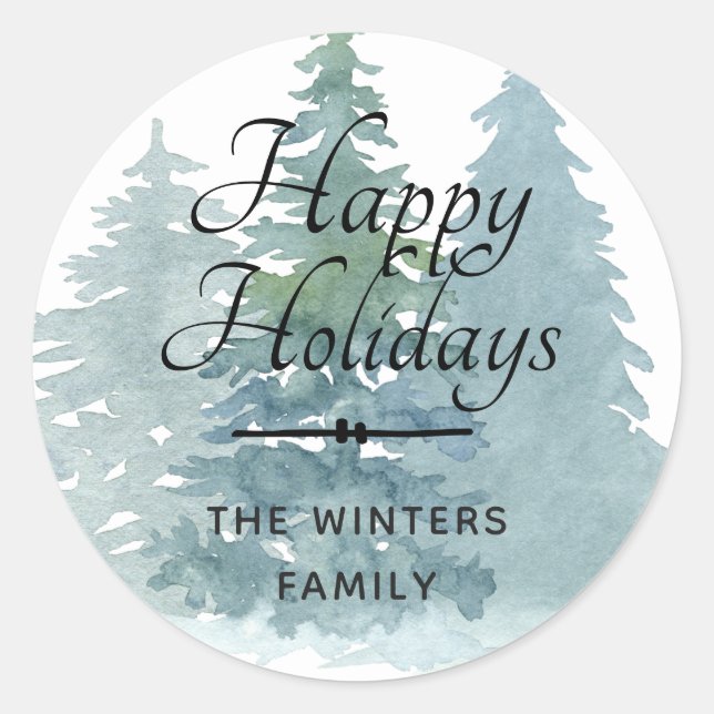 Merry Christmas Personalized Envelope Seal (Front)