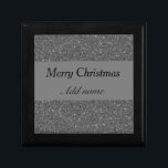 Merry Christmas Personalized  gift box<br><div class="desc">merry Christmas Glamorous stylish christmas personalized gift box</div>