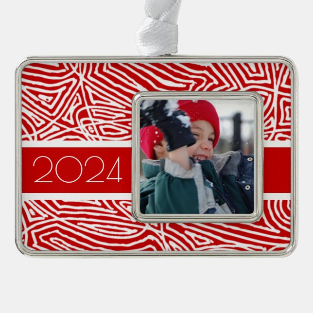 Merry Christmas Personalized Ornament (Front)