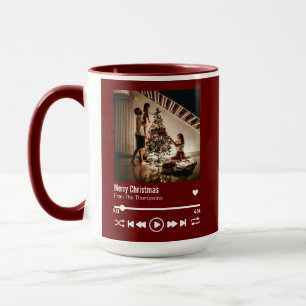 Merry Christmas Personalized Photo Mug