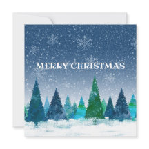 "Merry Christmas" Personalized Postcard