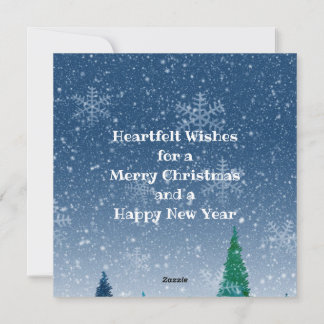 "Merry Christmas" Personalized Postcard