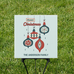 Merry Christmas Personalized Sign