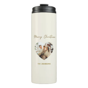 Merry Christmas Personalized Thermal Tumbler