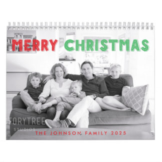 Merry Christmas Photo Calendar For 2025
