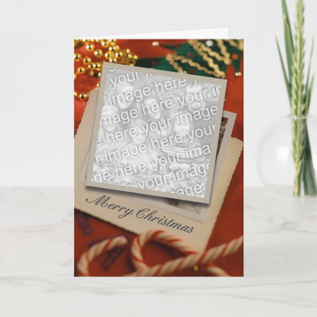 Merry Christmas Photo Card (Front)