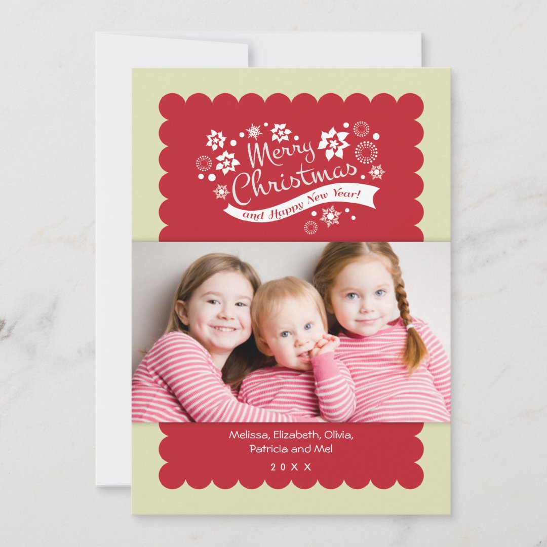 Merry Christmas Photo Card | Zazzle